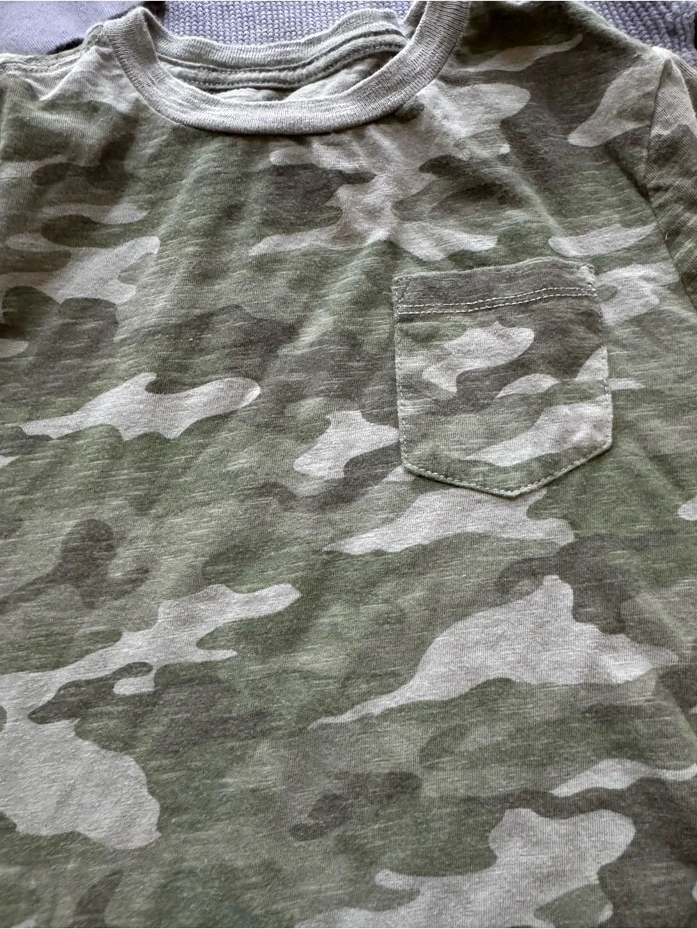 GAP Kids Shirt Bundle Boys Small (6-7) Waffle Henley Graphic Tee Camo Pocket Lot